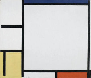 Composition avec bleu, rouge, jaune et noir - Piet Mondrian — näkymä teoksesta