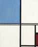 Composition avec du bleu et du rouge - Piet Mondrian — näkymä teoksesta
