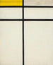 Composition avec double ligne et jaune - Piet Mondrian — näkymä teoksesta