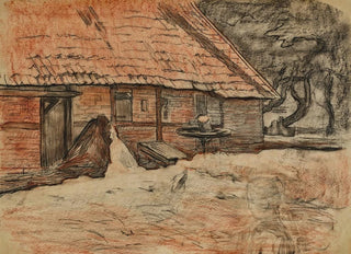 Piet Mondrian - Zijaanzicht van een boerderij bij Winterswijk.webp