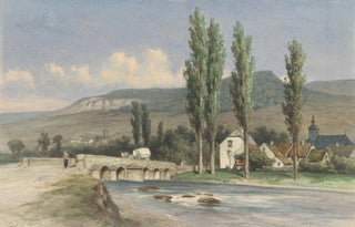 Piet Schipperus - Berglandschap bij Walferdange Luxemburg.webp