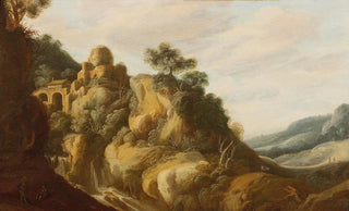 Pieter Anthonisz van Groenewegen - A southern landscape with ruins.webp
