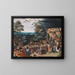 Kristus Calvaariintien varrella - Pieter Brueghel nuorempi — kehystetty taideteos seinällä