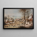 La trappe aux oiseaux - Pieter Brueghel nuorempi — kehystetty taideteos seinällä