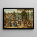 Kermessin paluu - Pieter Brueghel nuorempi — kehystetty taideteos seinällä