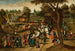 Kermessin paluu (Tapauskonflikti) - Pieter Brueghel nuorempi — näkymä teoksesta