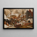 Itämaan tietäjien ylistys - Pieter Brueghel nuorempi — kehystetty taideteos seinällä