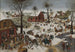 Pietar Brueghel vanhan mukaan Betlehemissä tehty väestönlaskenta - Pieter Brueghel nuorempi — näkymä teoksesta