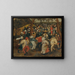 Le Festin de mariage en plein air - Pieter Brueghel le Jeune — kehystetty taideteos seinällä