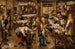 Päivän työpöytä veronkerääjien - Pieter Brueghel nuorempi — näkymä teoksesta