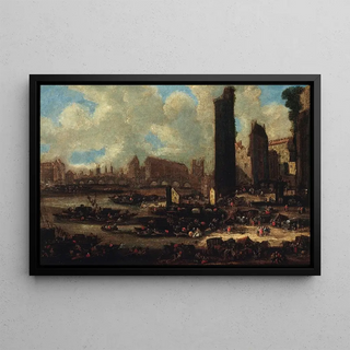 Pieter Casteels - Le PontNeuf la Cit la Tour et la Porte de Nesle.webp