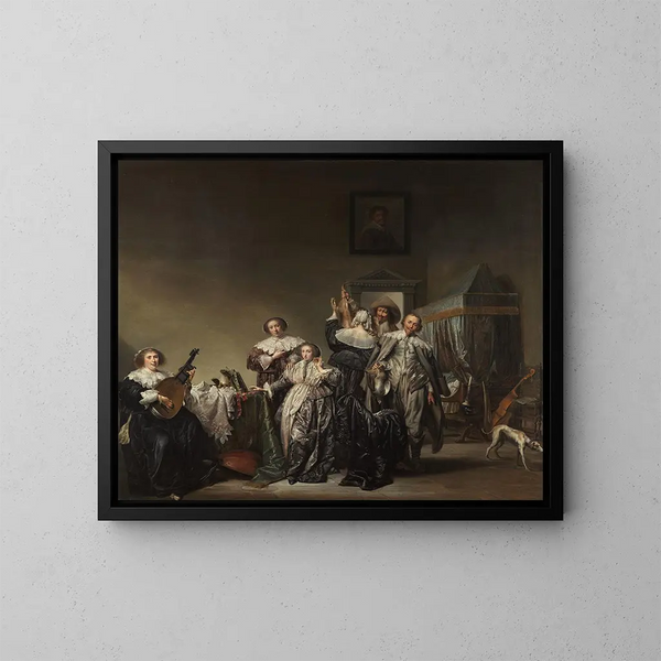 Compagnie galante - Pieter Codde — kehystetty taideteos seinällä