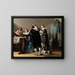 sisätiloista figuureilla - Pieter Codde — kehystetty taideteos seinällä