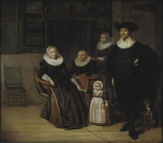 Portrait de famille - Pieter Codde — näkymä teoksesta