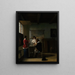 La Visite - Pieter de Hooch — kehystetty taideteos seinällä