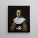 Portrait d'une jeune fille - Pieter Dubordieu — kehystetty taideteos seinällä