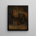 Un lion de la ménagerie du roi Louis Napoléon 1808 - Pieter Gerardus van Os — kehystetty taideteos seinällä