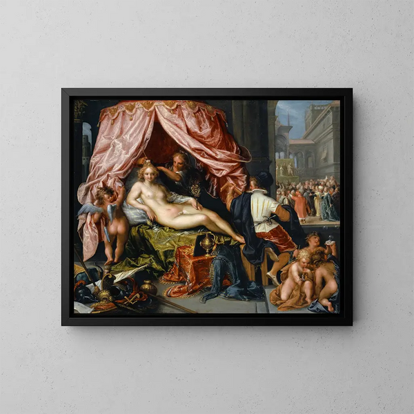 Allégorie de la vanité - Pieter Isaacsz — kehystetty taideteos seinällä