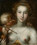Vénus et Cupidon - Pieter Isaacsz — näkymä teoksesta