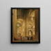 Le transept de la Mariakerk à Utrecht vu du nord-est - Pieter Jansz Saenredam — kehystetty taideteos seinällä