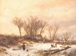 Pieter Lodewijk Francisco Kluyver - Winter landscape.webp