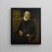 Portrait de Dirckje Tymansdr Gael dit van der Graft Épouse de Mattheus Augustijnsz. Steyn - Pieter Pietersz. — kehystetty taideteos seinällä