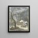 Paysage d'hiver - Pieter Pietersz. Barbiers — kehystetty taideteos seinällä
