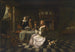 Bourgeoisinen sisämaalaus neljä henkilöä - Pieter de Hooch -piirin — näkymä teoksesta