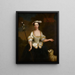 Portrait de Marie Barthélemy en bergère - Pieter van Bleeck — kehystetty taideteos seinällä