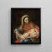 Vierge à l'Enfant - Pietro Antonio de Pietri — kehystetty taideteos seinällä