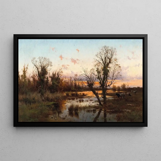 Pietro Barucci - Water Buffalos in the Roman Campagna.webp