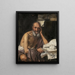 Socrate - Pietro Bellotti — kehystetty taideteos seinällä
