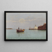 Näkymä Punta della Dogana - Pietro Galter — kehystetty taideteos seinällä