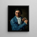 Portrait de l'architecte Giuseppe Valadier - Pietro Labruzzi — kehystetty taideteos seinällä