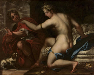 Joseph ja Potifarin vaimo - Pietro Liberi — näkymä teoksesta