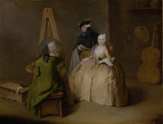 Le peintre dans son atelier - Pietro Longhi — näkymä teoksesta