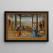La Natiivisuus - Pietro Perugino — kehystetty taideteos seinällä