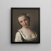 Une jeune femme - Pietro Rotari — kehystetty taideteos seinällä