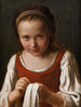 Fille avec des travaux d'aiguille - Pietro Rotari — näkymä teoksesta