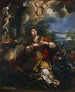 Sainte Martine kieltäytyy palvomasta idoleja - Pietro da Cortona — näkymä teoksesta