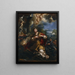 Sainte Martine kieltäytyy palvomasta idoleja - Pietro da Cortona — kehystetty taideteos seinällä