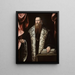 Portrait d'un gentilhomme - Pietro de Marescalchi — kehystetty taideteos seinällä