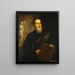 Autoportrait imaginaire de Titien - Pietro della Vecchia — kehystetty taideteos seinällä