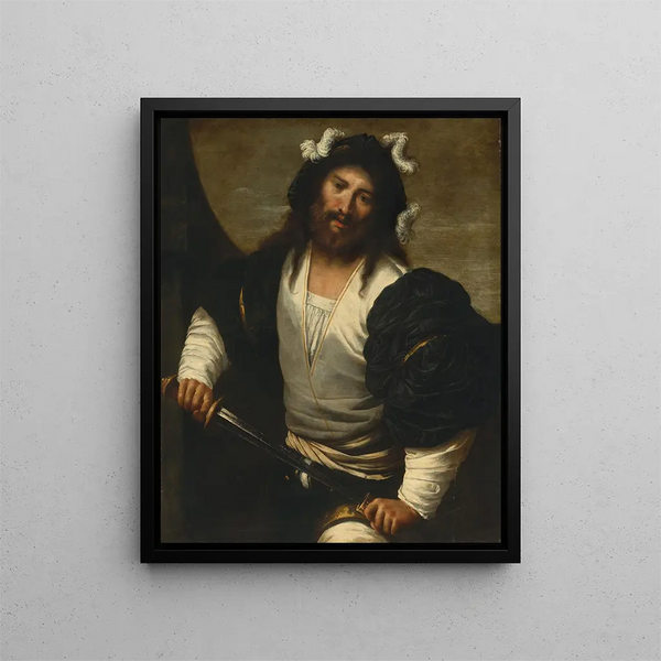 Pietro della Vecchia - Man drawing a sword.webp