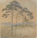 Pins dans un brouillard matinal - Ernst Ferdinand Oehme — näkymä teoksesta