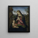 Vierge à l'Enfant - Pintoricchio — kehystetty taideteos seinällä