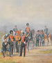 Un groupe d'officiers et d'hommes du régiment de dragons des gardes du corps - Piotr Ivanovich Balashov — näkymä teoksesta