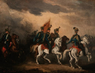 Hussards bleus - Piotr Michałowski — näkymä teoksesta