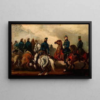 Piotr Michaowski - Detachment of Austrian Hussars.webp