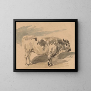 Piotr Michaowski - Study of Simentaler breed bull.webp